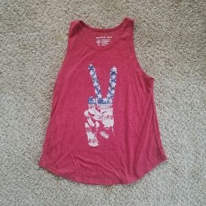 3 for $10 🔥 Red peace sign t shirt